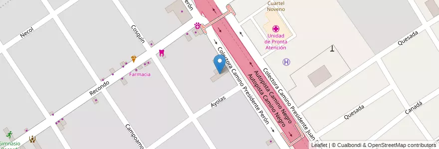 Mapa de ubicacion de Carpinteria Difermajo en Argentinië, Buenos Aires, Partido De Lomas De Zamora.