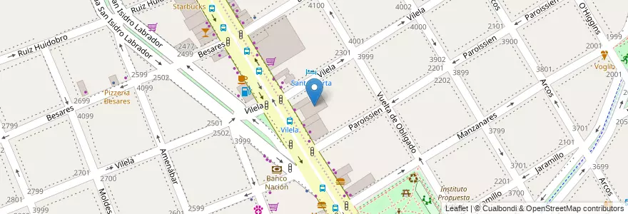 Mapa de ubicacion de Carrefour Market, Nuñez en Argentinië, Ciudad Autónoma De Buenos Aires, Buenos Aires, Comuna 13.