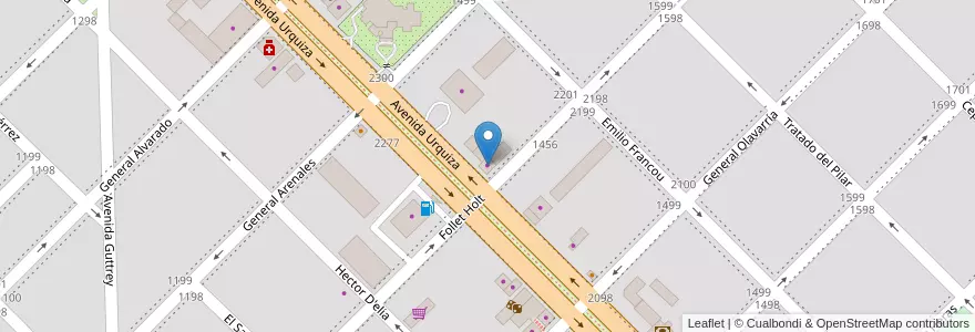 Mapa de ubicacion de Car's Shot en 아르헨티나, 엔트레리오스주, Departamento Colón, Distrito Segundo, Villa Elisa, Villa Elisa.