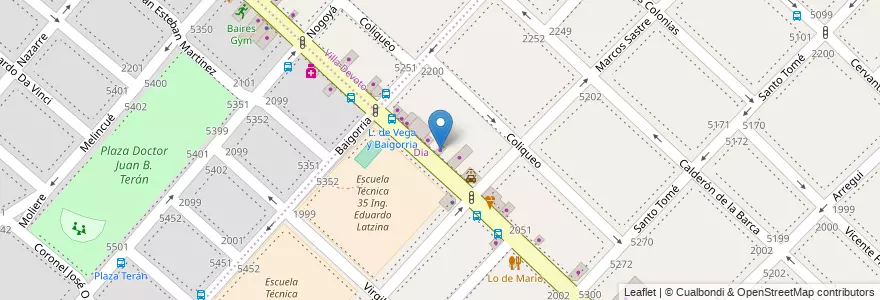 Mapa de ubicacion de Cartas y Accesorios, Monte Castro en الأرجنتين, Ciudad Autónoma De Buenos Aires, Buenos Aires, Comuna 10.