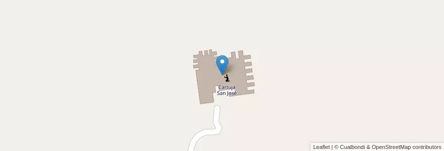 Mapa de ubicacion de Cartuja San José en 阿根廷, Córdoba, Departamento Tulumba, Pedanía Intiguasi.