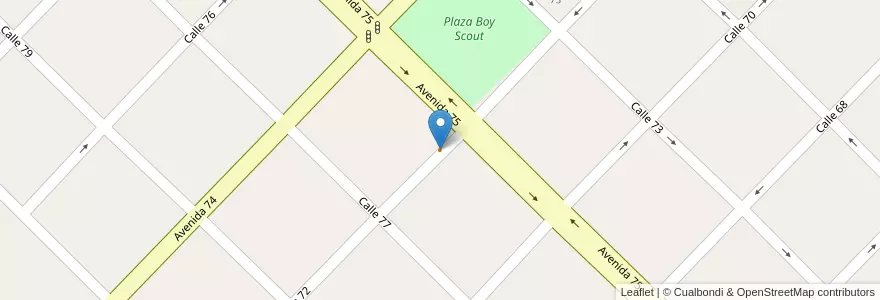 Mapa de ubicacion de casa en Arjantin, Buenos Aires, Partido De Necochea, Necochea.