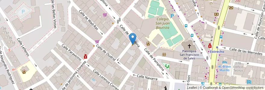 Mapa de ubicacion de Casa Adriano en Spain, Community Of Madrid, Community Of Madrid, Área Metropolitana De Madrid Y Corredor Del Henares, Madrid.