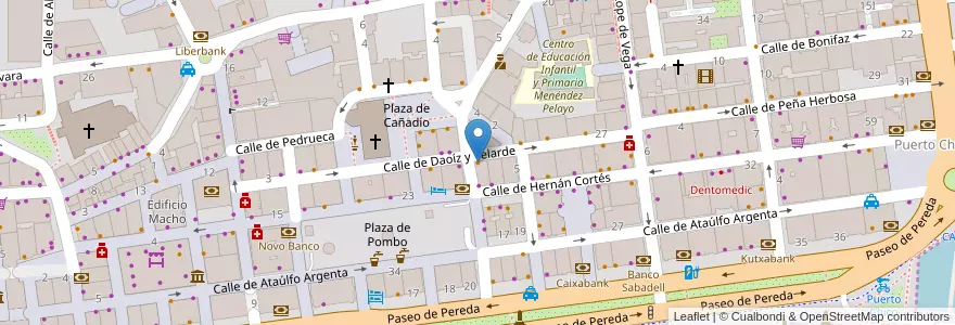 Mapa de ubicacion de Casa Ajero en 西班牙, Cantabria, 坎塔布里亚, Santander, Santander.