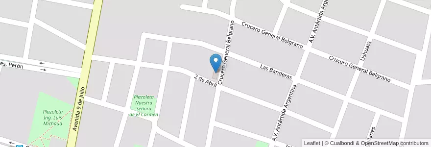 Mapa de ubicacion de casa  alquiler de inflable en 아르헨티나, Jujuy, Departamento El Carmen, Municipio De El Carmen, El Carmen.