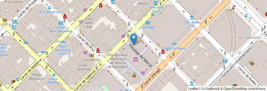 Mapa de ubicacion de Casa Amalia en 西班牙, Catalunya, Barcelona, Barcelonès, Barcelona.