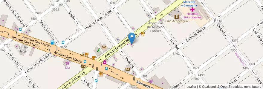 Mapa de ubicacion de Casa America, Villa Devoto en Argentine, Ciudad Autónoma De Buenos Aires, Buenos Aires, Comuna 11.