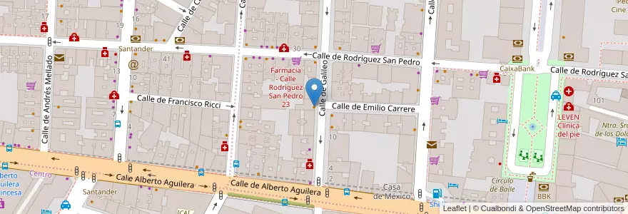 Mapa de ubicacion de Casa Ananías en 西班牙, Comunidad De Madrid, Comunidad De Madrid, Área Metropolitana De Madrid Y Corredor Del Henares, Madrid.