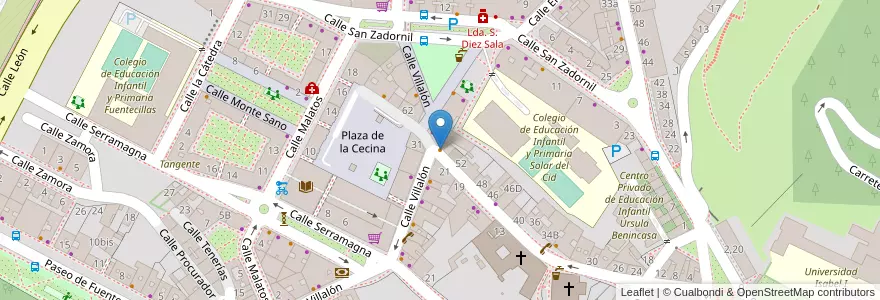 Mapa de ubicacion de Casa Avelino en Espanha, Castela E Leão, Burgos, Alfoz De Burgos, Burgos.