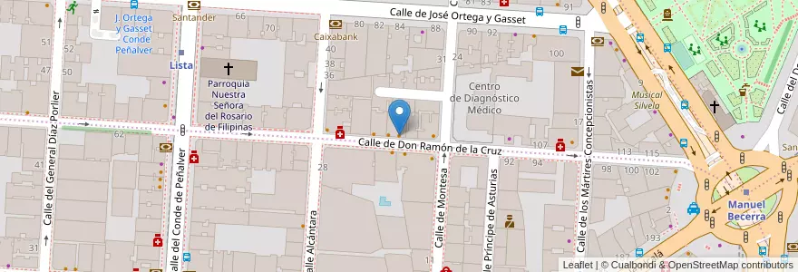 Mapa de ubicacion de Casa Baltasar en إسبانيا, منطقة مدريد, منطقة مدريد, Área Metropolitana De Madrid Y Corredor Del Henares, مدريد.