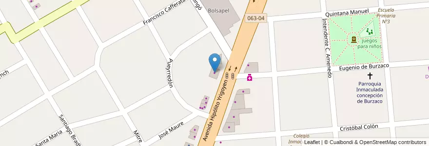 Mapa de ubicacion de Casa Belforte en الأرجنتين, بوينس آيرس, Partido De Almirante Brown, Burzaco.