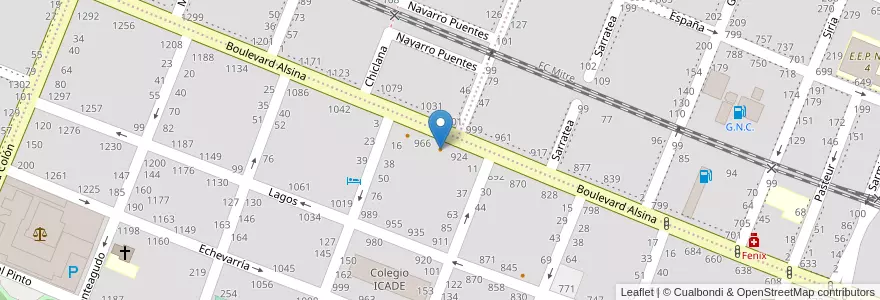 Mapa de ubicacion de Casa Bemba en Argentinien, Provinz Buenos Aires, Partido De Pergamino.