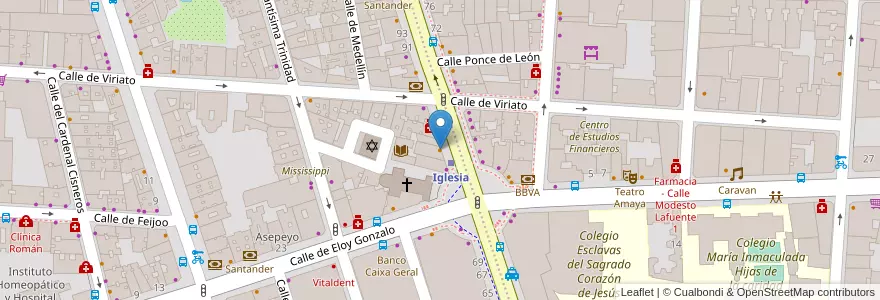 Mapa de ubicacion de Casa Benito en إسبانيا, منطقة مدريد, منطقة مدريد, Área Metropolitana De Madrid Y Corredor Del Henares, مدريد.