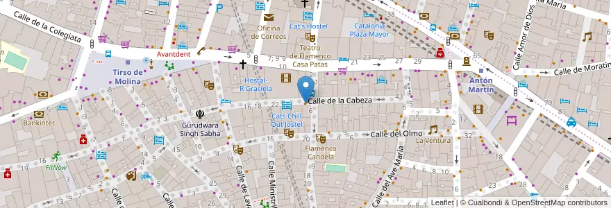 Mapa de ubicacion de Casa Benteveo en Espagne, Communauté De Madrid, Communauté De Madrid, Área Metropolitana De Madrid Y Corredor Del Henares, Madrid.