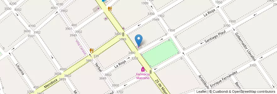 Mapa de ubicacion de Casa Berden en 阿根廷, 布宜诺斯艾利斯省, Partido De Lanús, Lanús Oeste.