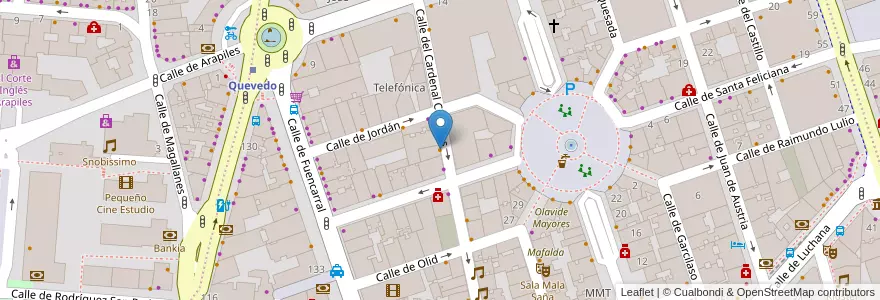 Mapa de ubicacion de Casa Bulgogi en Espanha, Comunidade De Madrid, Comunidade De Madrid, Área Metropolitana De Madrid Y Corredor Del Henares, Madrid.
