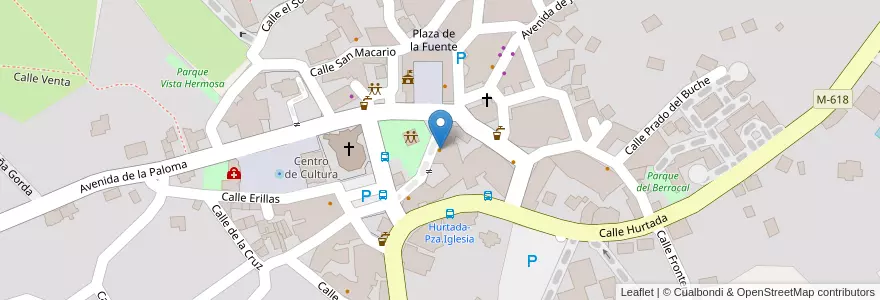 Mapa de ubicacion de Casa Chaqueta en Sepanyol, Comunidad De Madrid, Comunidad De Madrid, Cuenca Alta Del Manzanares, Hoyo De Manzanares.