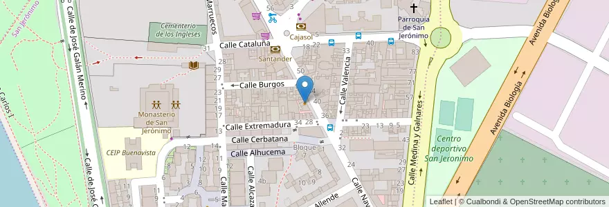 Mapa de ubicacion de Casa Chema en スペイン, アンダルシア州, Sevilla, セビリア.