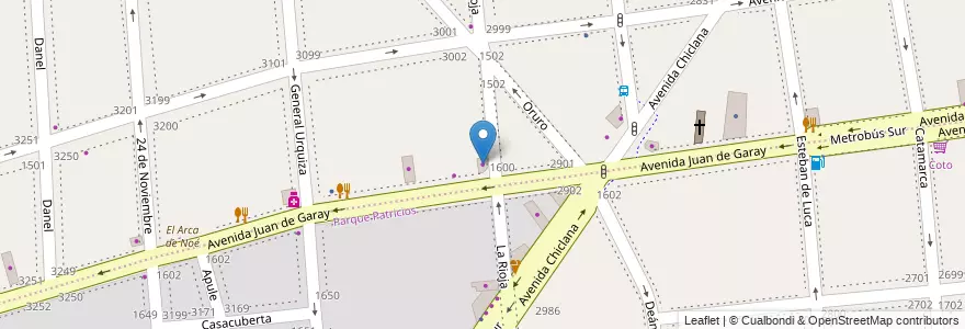 Mapa de ubicacion de Casa CR, San Cristobal en Аргентина, Буэнос-Айрес, Comuna 3, Буэнос-Айрес.