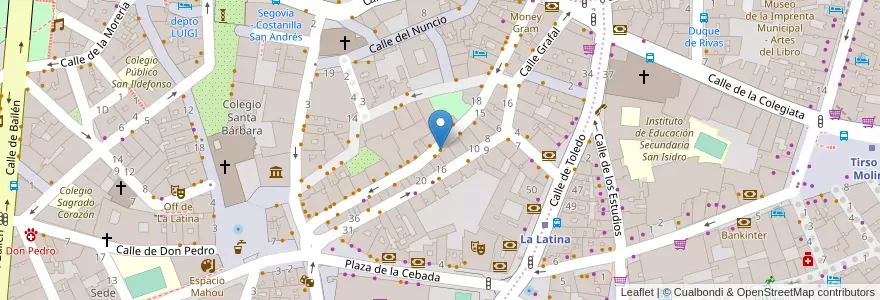 Mapa de ubicacion de Casa Curro en Испания, Мадрид, Мадрид, Área Metropolitana De Madrid Y Corredor Del Henares, Мадрид.