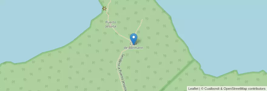 Mapa de ubicacion de Casa de Bormann en Argentina, Misiones, Departamento San Ignacio, Municipio De San Ignacio.