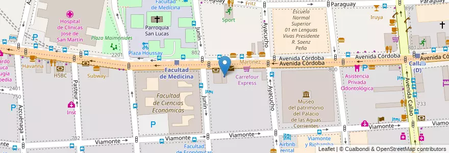 Mapa de ubicacion de Casa de Catamarca, Balvanera en الأرجنتين, Ciudad Autónoma De Buenos Aires, Buenos Aires.