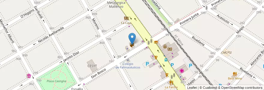 Mapa de ubicacion de Casa de Juventud en Argentinië, Buenos Aires, Partido De San Isidro, San Isidro.