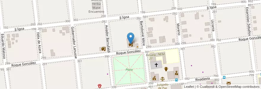 Mapa de ubicacion de Casa de la Cultura en 아르헨티나, Misiones, Departamento Concepción, Municipio De Concepción De La Sierra, Concepción De La Sierra.