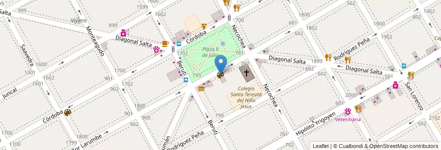 Mapa de ubicacion de Casa de la Cultura de Martínez - Sede Larumbe en الأرجنتين, بوينس آيرس, Partido De San Isidro, Martínez.