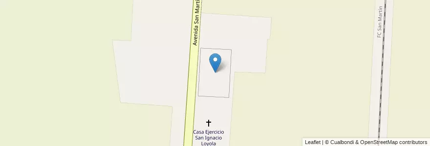 Mapa de ubicacion de Casa de Retiro San Ignacio de Loyola en Аргентина, Чили, Мендоса, Departamento Luján De Cuyo, Distrito Perdriel.