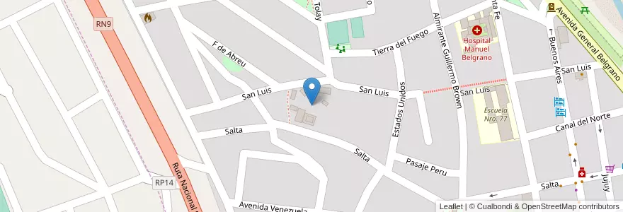 Mapa de ubicacion de Casa del Tantanakuy en アルゼンチン, フフイ州, Departamento Humahuaca, Municipio De Humahuaca, Humahuaca.