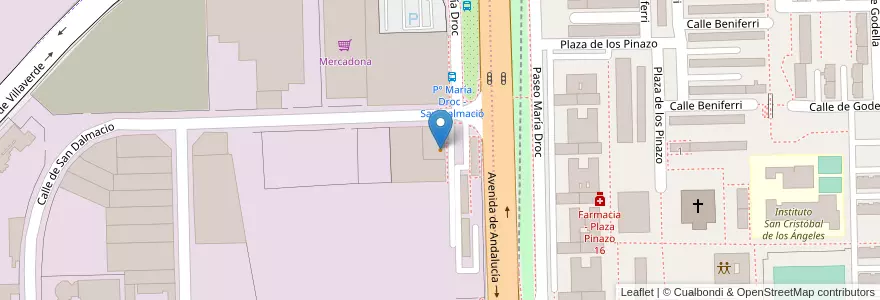 Mapa de ubicacion de Casa Domingo en スペイン, マドリード州, Comunidad De Madrid, Área Metropolitana De Madrid Y Corredor Del Henares, Madrid.