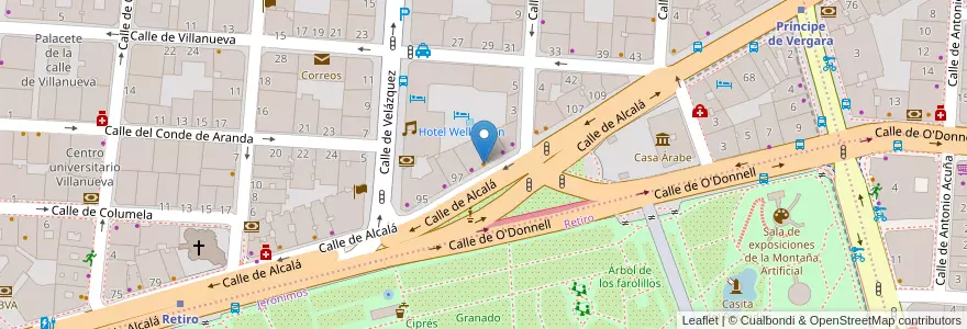 Mapa de ubicacion de Casa Domingo en Spain, Community Of Madrid, Community Of Madrid, Área Metropolitana De Madrid Y Corredor Del Henares, Madrid.