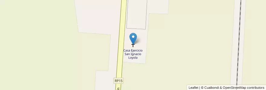 Mapa de ubicacion de Casa Ejercicio San Ignacio Loyola en Argentinien, Chile, Mendoza, Departamento Luján De Cuyo, Distrito Perdriel.