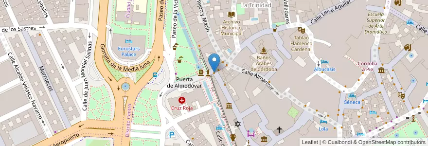 Mapa de ubicacion de Casa El Malacara en 西班牙, 安达鲁西亚, Córdoba, Córdoba.