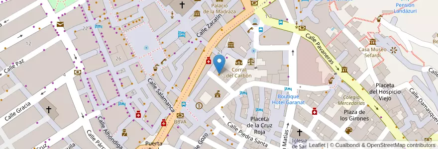 Mapa de ubicacion de Casa Encarna en スペイン, アンダルシア州, Granada, Comarca De La Vega De Granada, Granada.