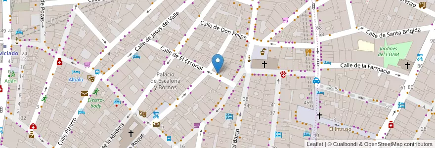 Mapa de ubicacion de Casa Fidel en Spain, Community Of Madrid, Community Of Madrid, Área Metropolitana De Madrid Y Corredor Del Henares, Madrid.