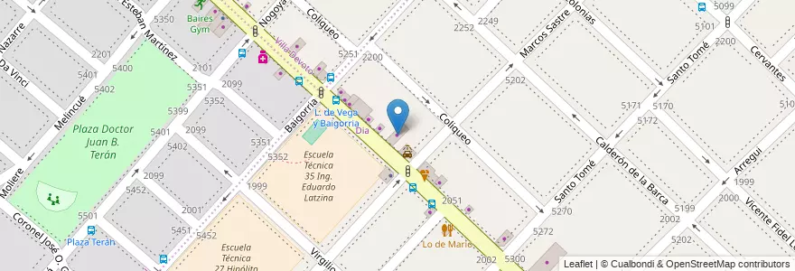 Mapa de ubicacion de Casa Framar, Monte Castro en Argentina, Ciudad Autónoma De Buenos Aires, Buenos Aires, Comuna 10.