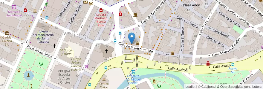 Mapa de ubicacion de Casa Germán en Spagna, Aragón, Saragozza, Zaragoza, Saragozza.