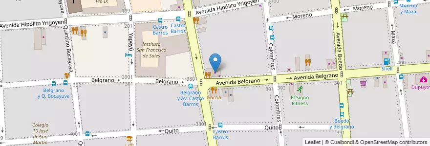 Mapa de ubicacion de Casa Gonzalez, Almagro en الأرجنتين, Ciudad Autónoma De Buenos Aires, Comuna 5, Buenos Aires.