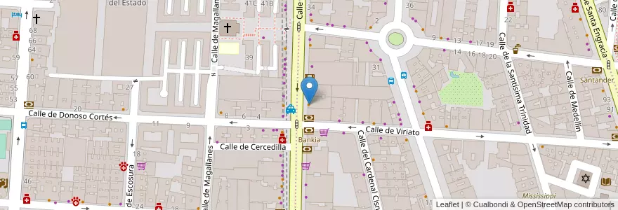 Mapa de ubicacion de Casa Hilda en Espanha, Comunidade De Madrid, Comunidade De Madrid, Área Metropolitana De Madrid Y Corredor Del Henares, Madrid.