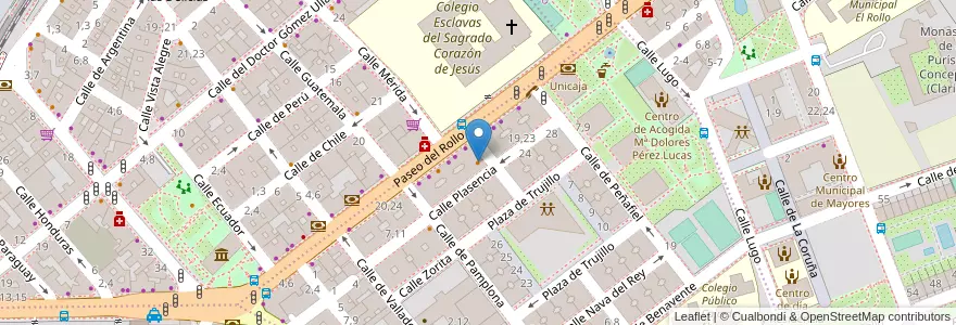 Mapa de ubicacion de Casa Ino en İspanya, Castilla Y León, Salamanca, Campo De Salamanca, Salamanca.