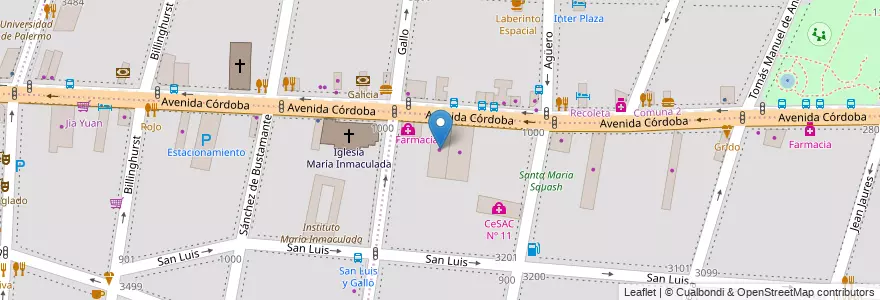 Mapa de ubicacion de Casa Jonte, Balvanera en Argentina, Autonomous City Of Buenos Aires, Autonomous City Of Buenos Aires.