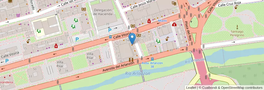 Mapa de ubicacion de Casa Jorge en Espagne, Castille-Et-León, Burgos, Alfoz De Burgos, Burgos.