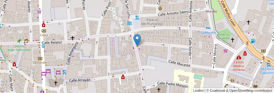 Mapa de ubicacion de Casa Julian en 스페인, Andalucía, Sevilla, 세비야.