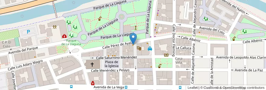 Mapa de ubicacion de Casa La Conda en Испания, Астурия, Астурия, Samartín Del Rei Aurelio.