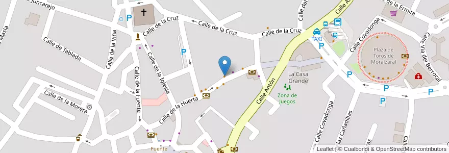 Mapa de ubicacion de Casa Ladis en إسبانيا, منطقة مدريد, منطقة مدريد, Cuenca Del Guadarrama, Moralzarzal.