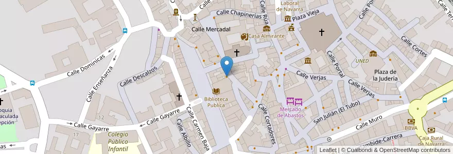 Mapa de ubicacion de Casa Lola en Испания, Наварра, Наварра, Tudela.