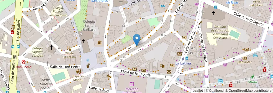 Mapa de ubicacion de Casa Lucio en Испания, Мадрид, Мадрид, Área Metropolitana De Madrid Y Corredor Del Henares, Мадрид.