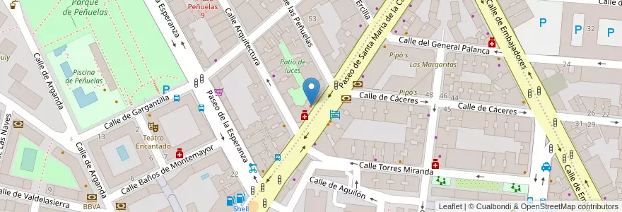 Mapa de ubicacion de Casa Luis en Spanje, Comunidad De Madrid, Comunidad De Madrid, Área Metropolitana De Madrid Y Corredor Del Henares, Madrid.